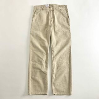 67e12 《未使用保管品》 タグ付 Carhartt WIP カーハート ダブルアイピ― Plerce Pant Straight ウィメンズ ピアス パンツ ストレート ペインターパンツ ワーク ボトムス I030289 w29 ベージュ コットン