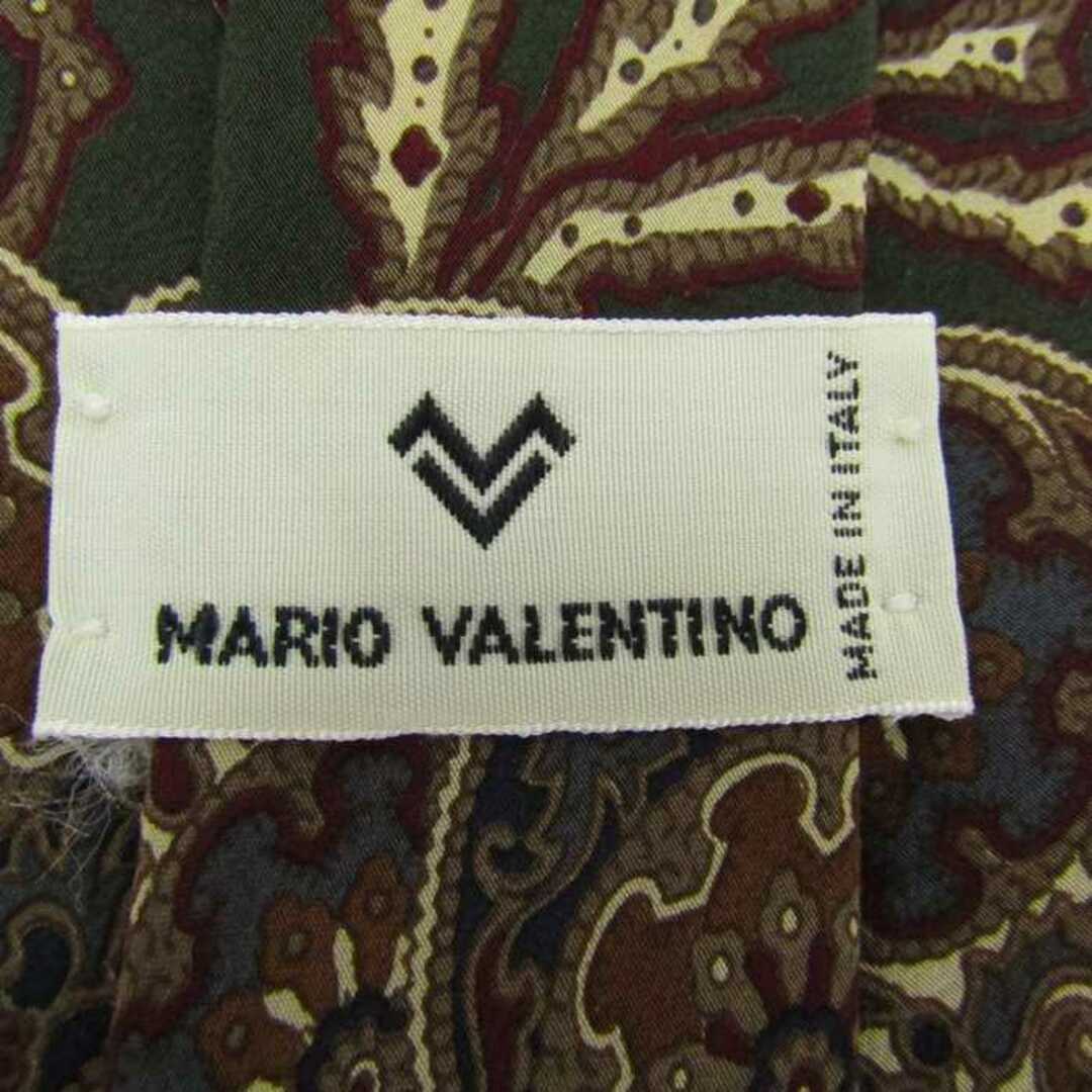 MARIO VALENTINO(マリオバレンチノ)のマリオヴァレンティノ ブランドネクタイ 総柄 シルク イタリア製 PO  メンズ グリーン MARIO VALENTINO メンズのファッション小物(ネクタイ)の商品写真
