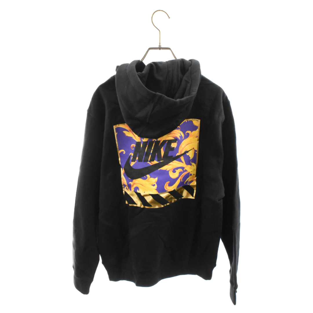 NIKE(ナイキ)のNIKE ナイキ NSW SPT IN PK2 PO L/S HOODIE フロントロゴプリント スウェットプルオーバー パーカー ブラック DM2277-010 メンズのトップス(パーカー)の商品写真