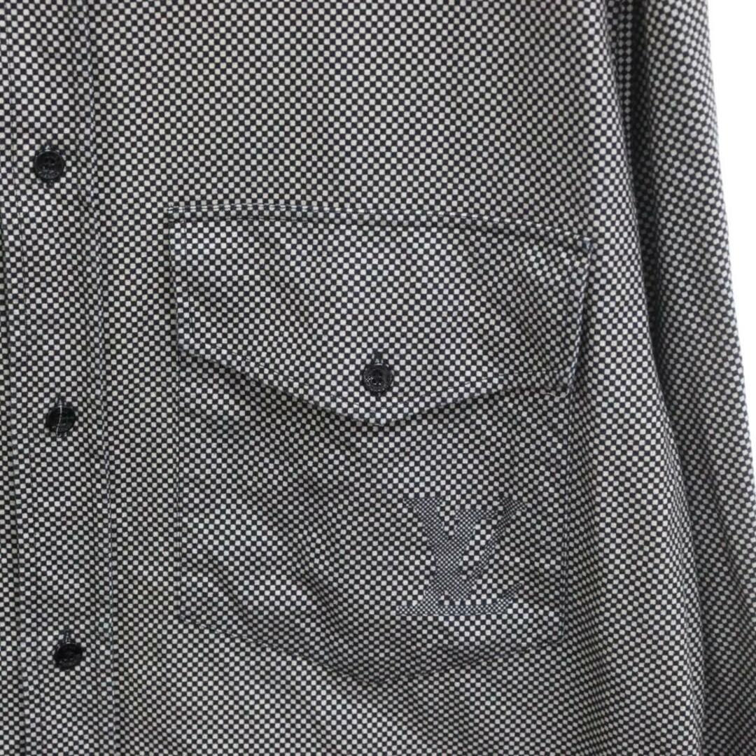 LOUIS VUITTON(ルイヴィトン)のLOUIS VUITTON ルイヴィトン 20AW Micro Damier L/S Shirt マイクロダミエ 長袖シャツ グレー RM202M XGC HJS06W メンズのトップス(シャツ)の商品写真