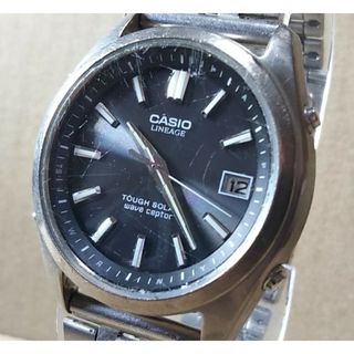 カシオ(CASIO)のCASIO LINEAGE LIW-130TDJ 電波 ソーラー 腕時計(腕時計(アナログ))