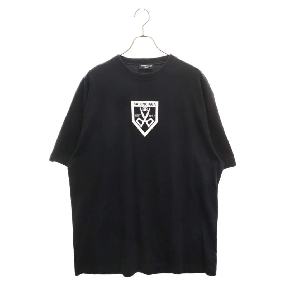 Balenciaga(バレンシアガ)のBALENCIAGA バレンシアガ 21SS Scissors Flatground Tee シザーズフラットグラウンド半袖Tシャツ ブラック 651795 TKV77 メンズのトップス(Tシャツ/カットソー(半袖/袖なし))の商品写真