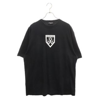 Balenciaga - BALENCIAGA バレンシアガ 21SS Scissors Flatground Tee シザーズフラットグラウンド半袖Tシャツ ブラック 651795 TKV77