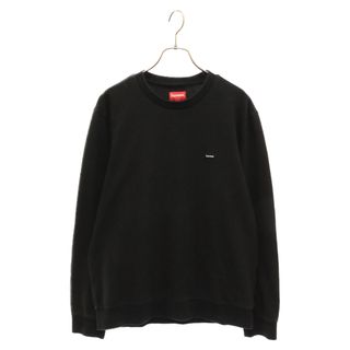 シュプリーム(Supreme)のSUPREME シュプリーム 16AW Small Box Pique Crewneck スモールボックスロゴ ピケ 長袖Tシャツ カットソー ブラック(Tシャツ/カットソー(七分/長袖))