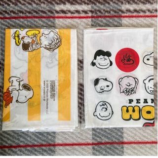 アオキ(AOKI)のスヌーピー手ぬぐい2枚セット/AOKIノベルティ◆〒無料◆SNOOPY(その他)