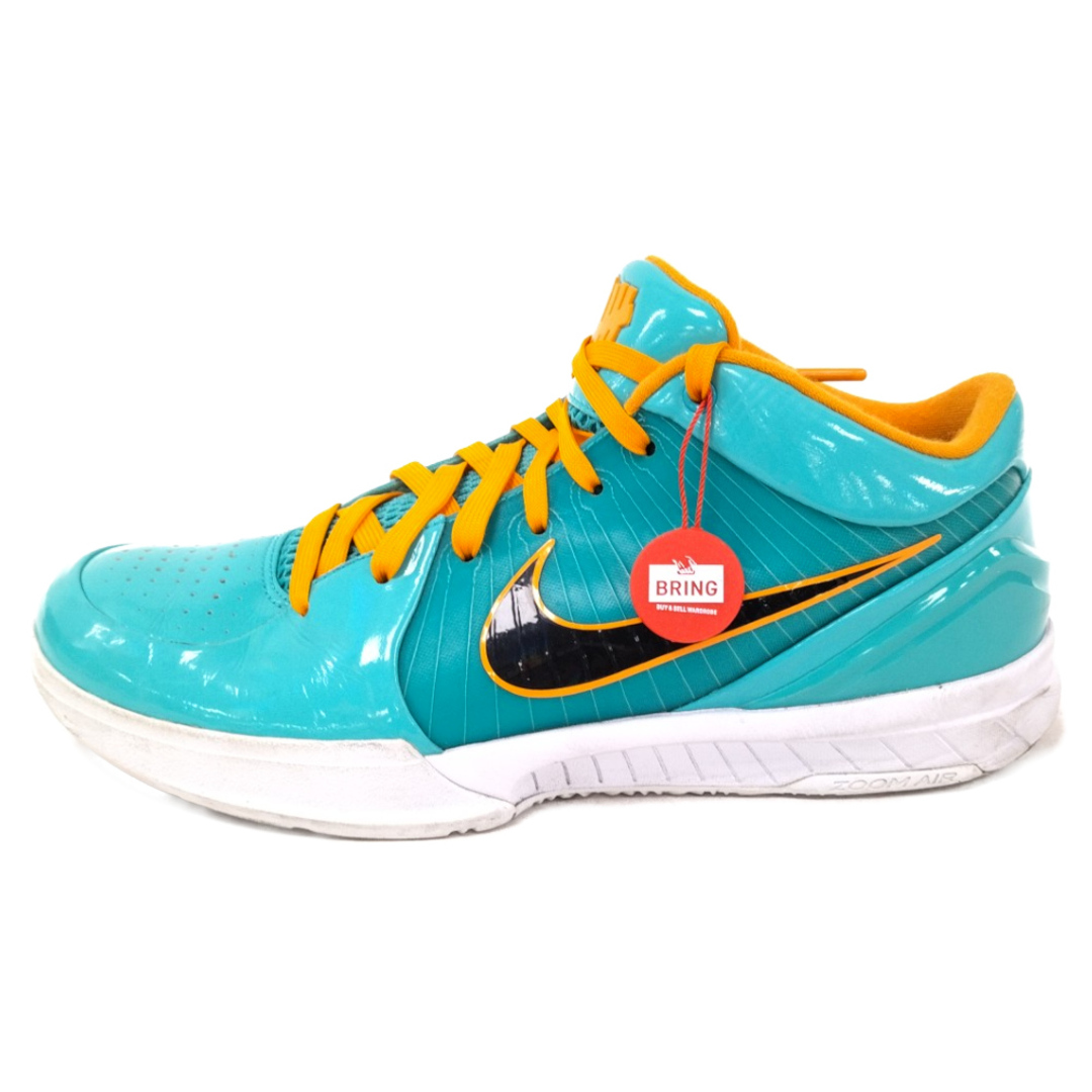 NIKE(ナイキ)のNIKE ナイキ ×UNDEFEATED Kobe 4 Protro Hyper Jade アンディフィーテッド コービー 4 ローカットスニーカーグリーン/オレンジ US11/29.0cm CQ3869-300 メンズの靴/シューズ(スニーカー)の商品写真