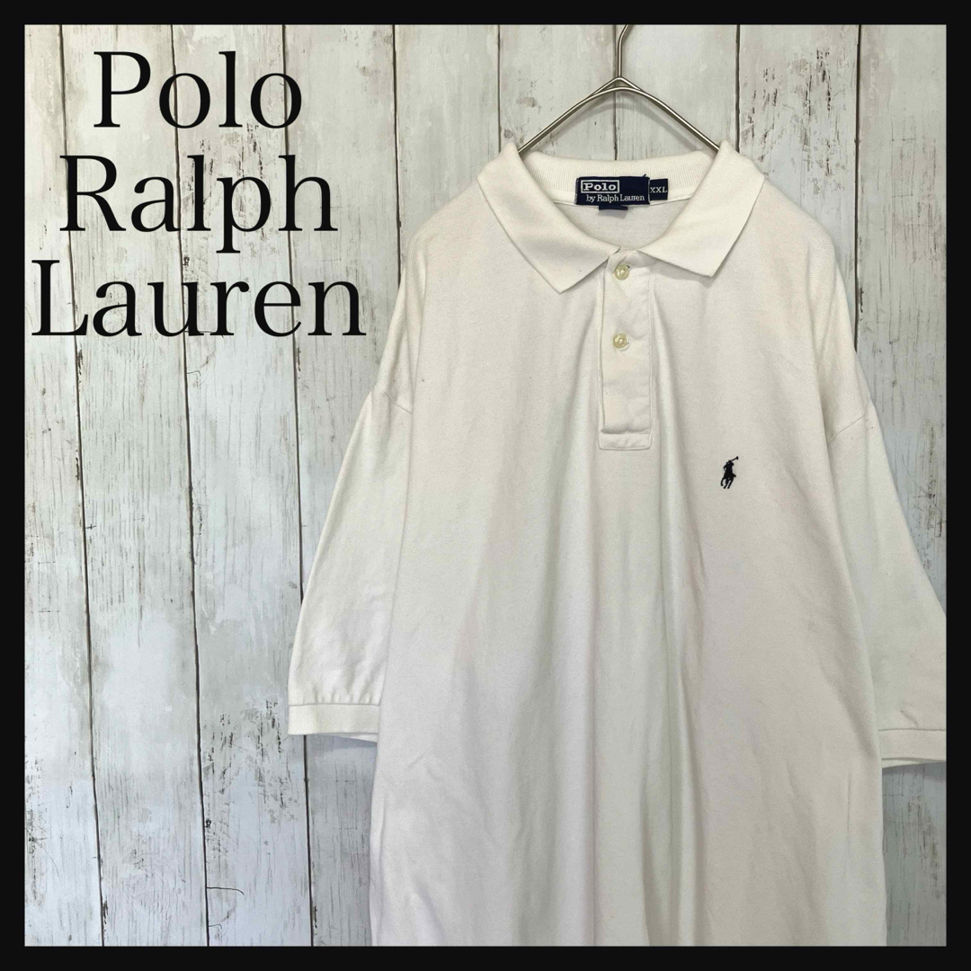POLO RALPH LAUREN(ポロラルフローレン)のポロラルフローレン 半袖ポロシャツワンポイント刺繍ロゴ90s Z1217 メンズのトップス(ポロシャツ)の商品写真