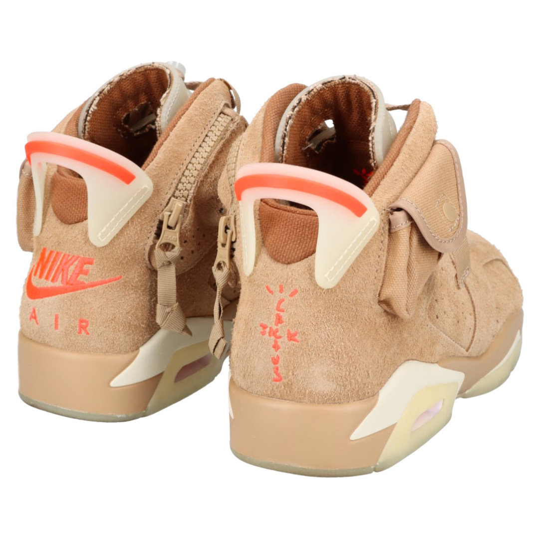 NIKE(ナイキ)のNIKE ナイキ ×TRAVIS SCOTT AIR JORDAN6 RETRO SPトラヴィススコット エアジョーダン6 ハイカットスニーカーブラウン US7.5/25.5cm DH0690-200 メンズの靴/シューズ(スニーカー)の商品写真