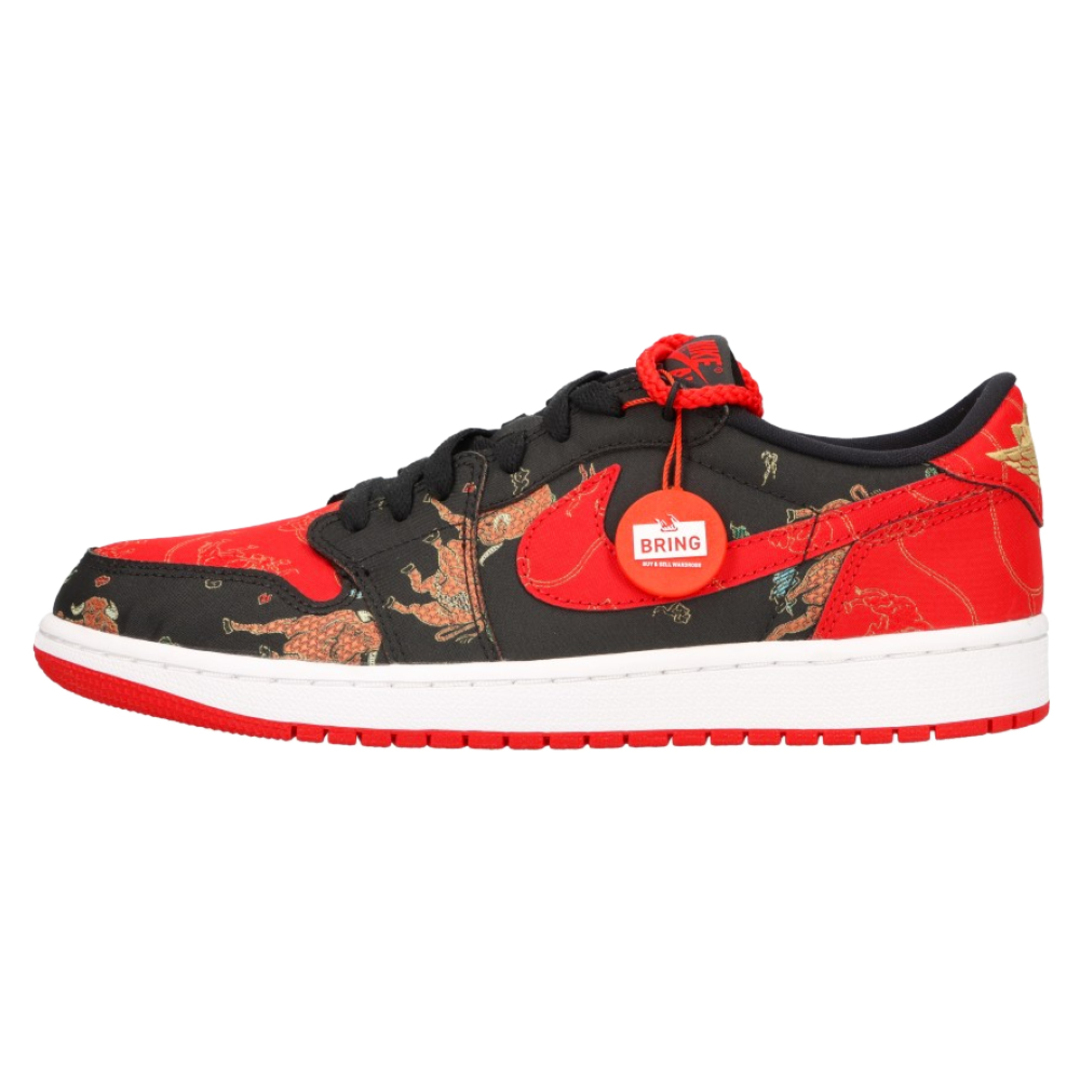 NIKE(ナイキ)のNIKE ナイキ AIR JORDAN1 LOW OG CNY DD2233-001 エアジョーダン1 ローカットスニーカー チャイニーズニューイヤー ブラック/レッド メンズの靴/シューズ(スニーカー)の商品写真