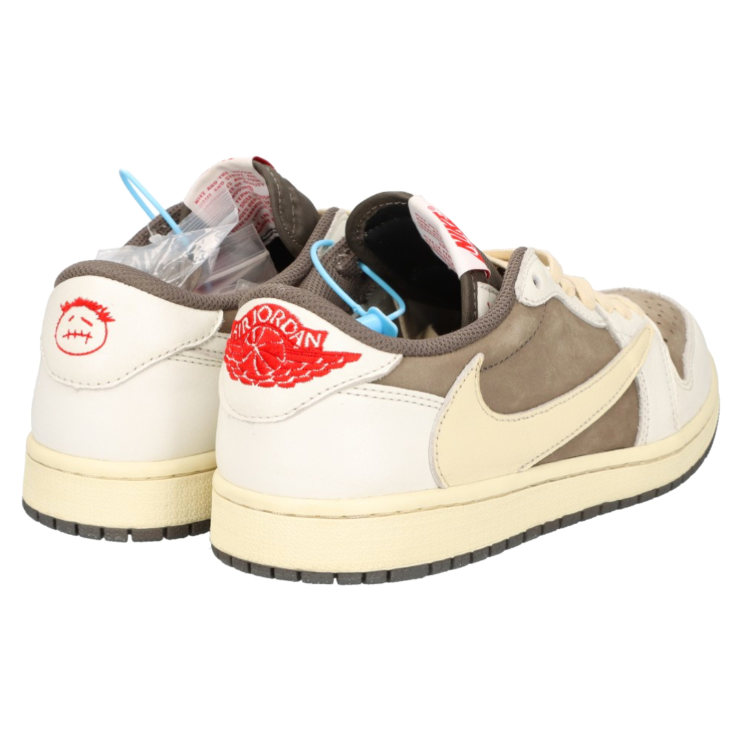 NIKE(ナイキ)のNIKE ナイキ ×TRAVIS SCOTT AIR JORDAN 1 LOW OG REVERSE MOCHA トラヴィススコット エアジョーダン1 ローカットスニーカー リバースモカ US8 DM7866-162 メンズの靴/シューズ(スニーカー)の商品写真