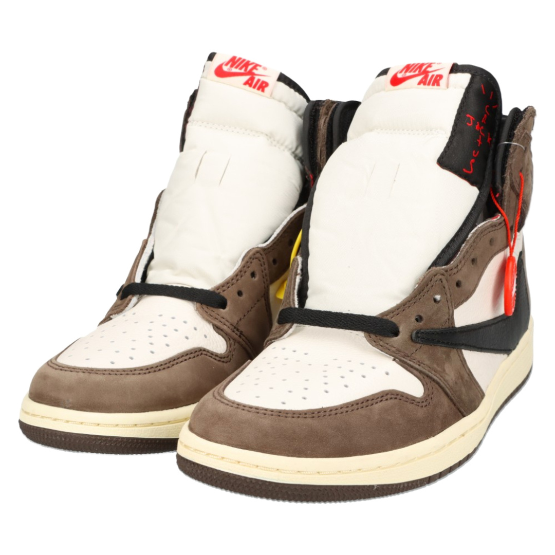 NIKE(ナイキ)のNIKE ナイキ ×TRAVIS SCOTT AIR JORDAN 1 RETRO HIGH OG TS SP CD4487-100 トラヴィススコット エアジョーダン1 レトロ ハイ スニーカー US8.5/26.5cm メンズの靴/シューズ(スニーカー)の商品写真