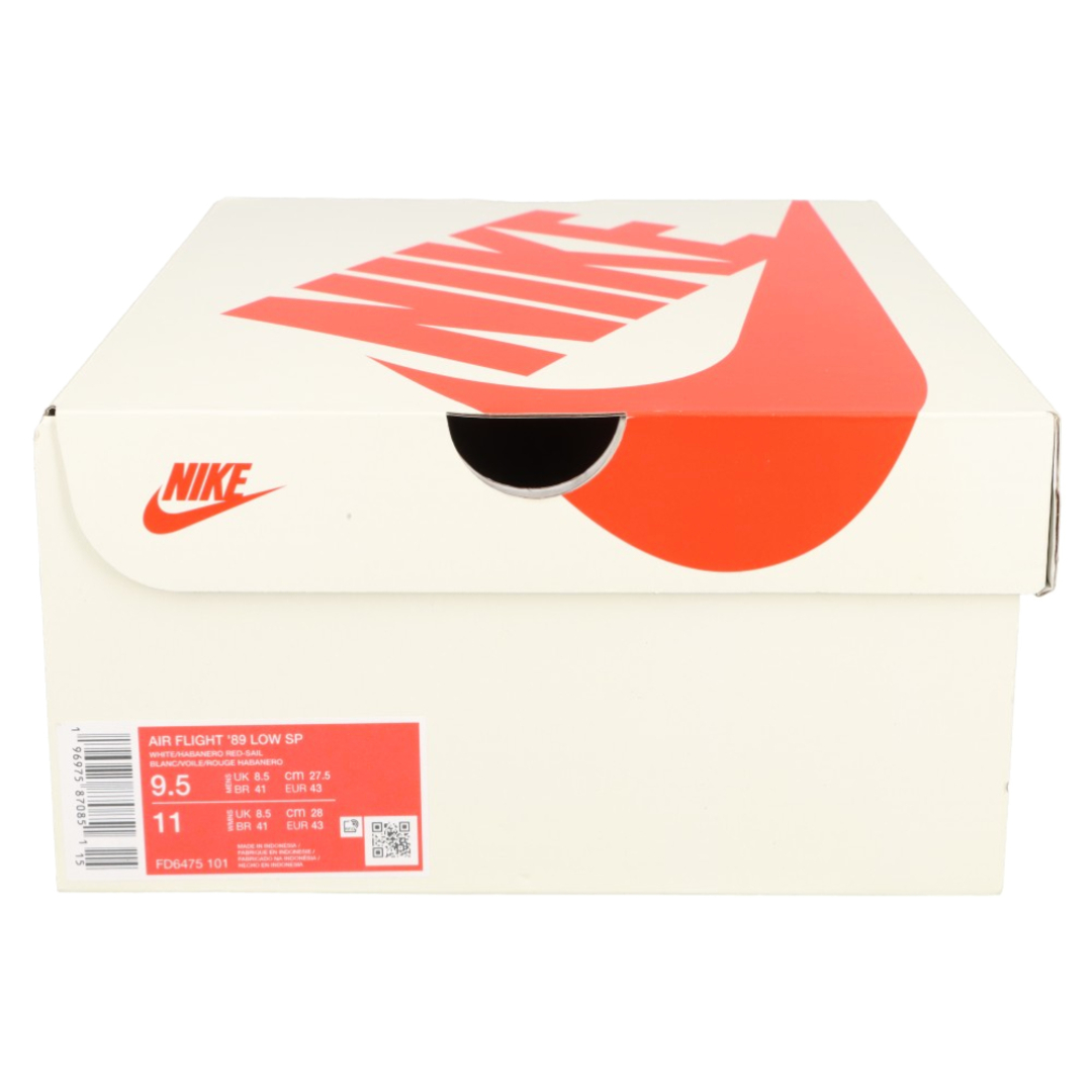 NIKE(ナイキ)のNIKE ナイキ AIR FLIGHT 89 LOW SP FD6475-101 エアフライト89 ローカットスニーカー US9.5/27.5cm ホワイト/レッド メンズの靴/シューズ(スニーカー)の商品写真