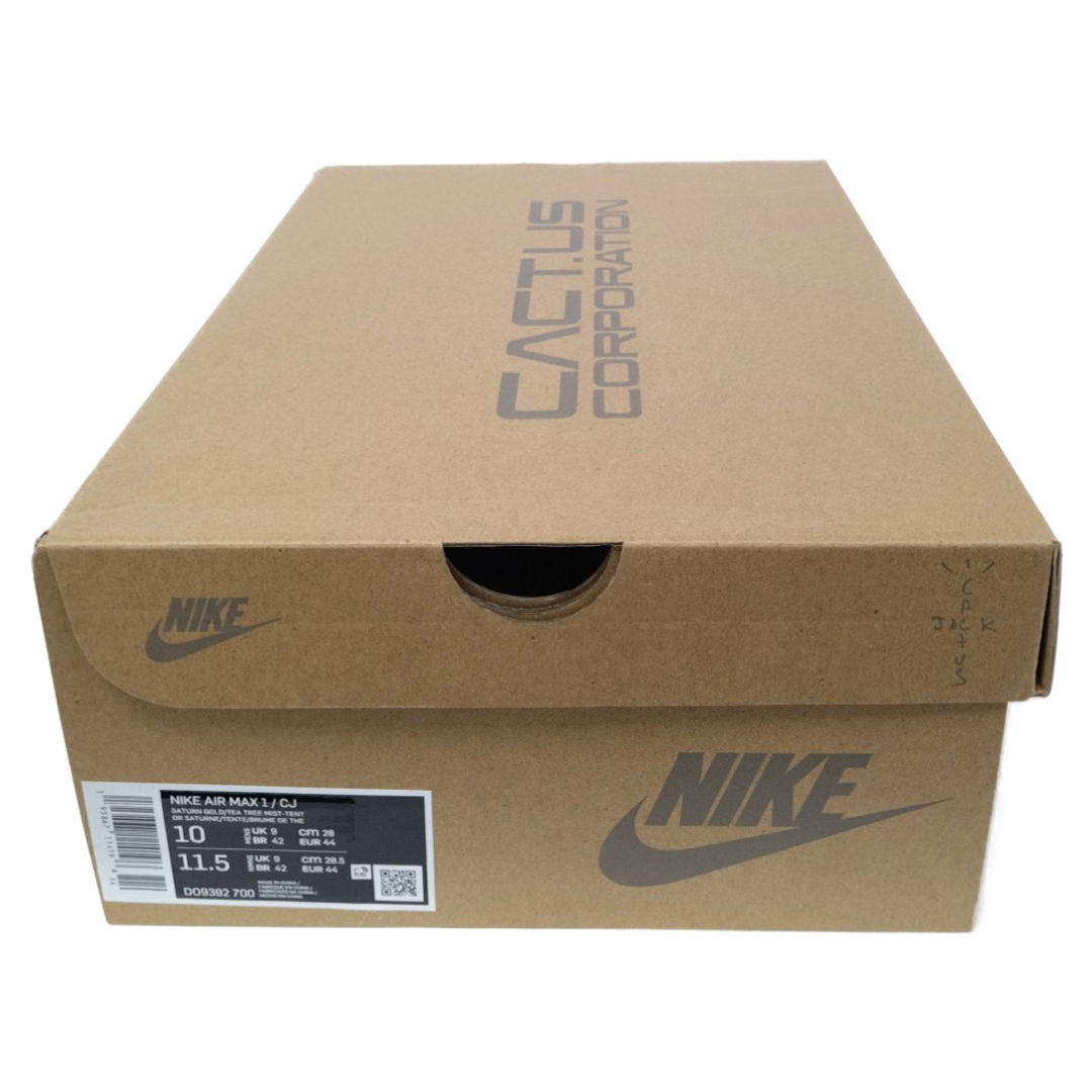 NIKE(ナイキ)のNIKE ナイキ ×Travis Scott AIR MAX1/CJ×トラヴィススコット エアマックス 1/CJ スニーカー D09392-700 US10/28,5cm ゴールド US10/28cm メンズの靴/シューズ(スニーカー)の商品写真