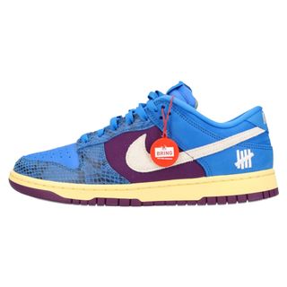 ナイキ(NIKE)のNIKE ナイキ ×UNDEFEATED DUNK LOW SP DH6508-400 アンディフィーテッド ダンク ローカットスニーカー ブルー US10/28cm(スニーカー)