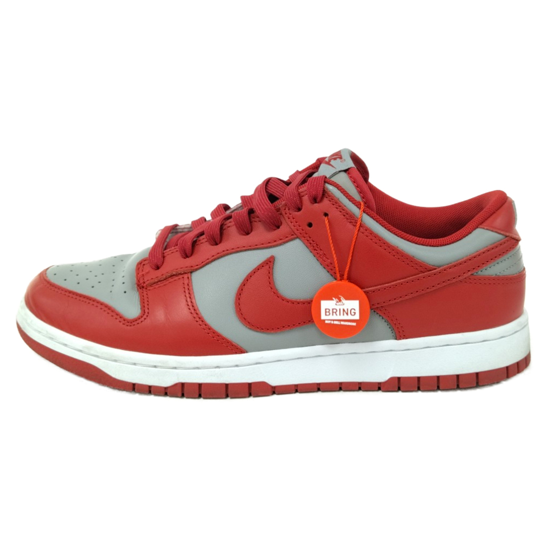 NIKE(ナイキ)のNIKE ナイキ DUNK LOW RETRO MEDIUM GREY DD1391-002 ダンク ミディアムグレー ローカットスニーカー グレー/レッド US10/28cm メンズの靴/シューズ(スニーカー)の商品写真