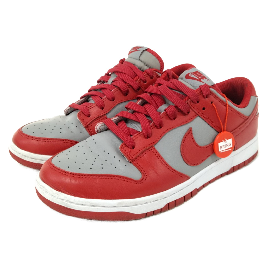 NIKE(ナイキ)のNIKE ナイキ DUNK LOW RETRO MEDIUM GREY DD1391-002 ダンク ミディアムグレー ローカットスニーカー グレー/レッド US10/28cm メンズの靴/シューズ(スニーカー)の商品写真