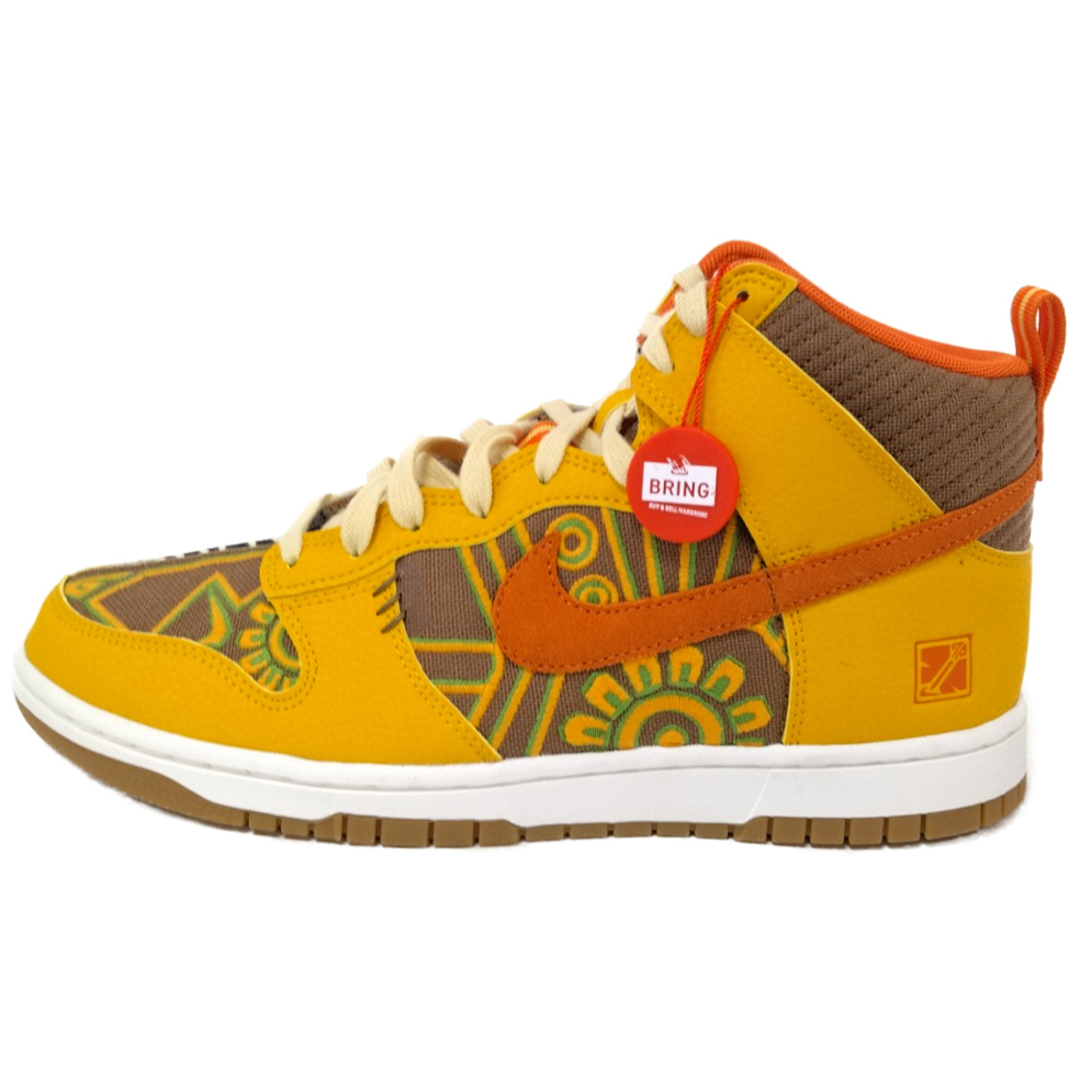 NIKE(ナイキ)のNIKE ナイキ DUNK HIGH Somos Familia Dia de Muertos DZ5354-045 ダンク ハイ ソモス ファミリア ディア デ ムエルトス ハイカットスニーカー US10/28cm イエロー メンズの靴/シューズ(スニーカー)の商品写真