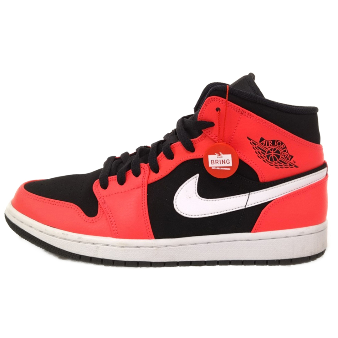 NIKE(ナイキ)のNIKE ナイキ AIR JORDAN 1 MID INFRARED 23 554724-061 エアジョーダン1 ミッドカットスニーカー US10/28cm レッド メンズの靴/シューズ(スニーカー)の商品写真