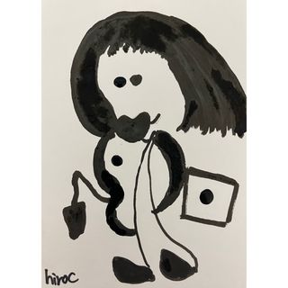 絵描きhiro C「君は愛のリッチガール」(絵画/タペストリー)