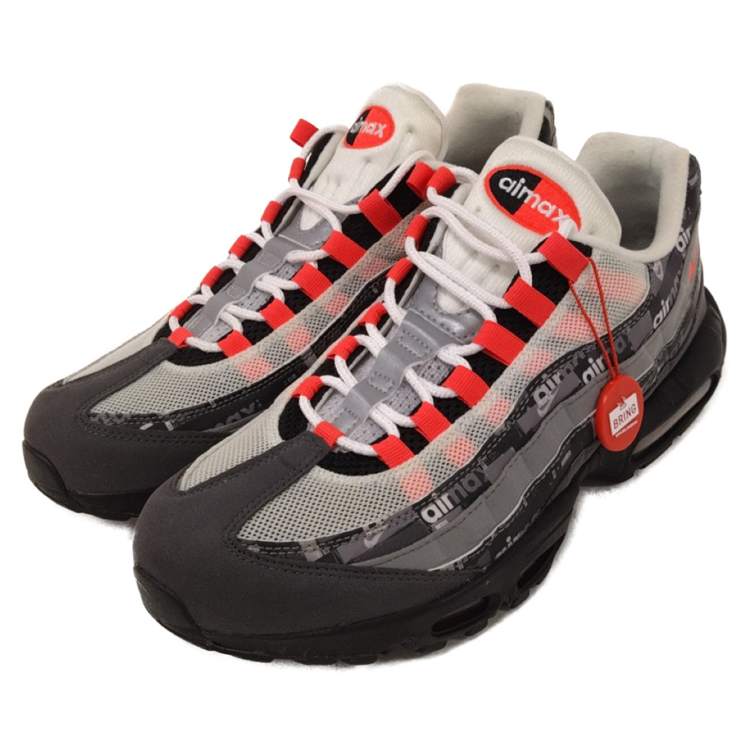 NIKE(ナイキ)のNIKE ナイキ × ATOMOS AIR MAX 95 RED WE LOVE NIKE アトモス エアマックス95 ウィー ラブ ナイキ ローカットスニーカー ブラック/レッド US11/29cm AQ0925-002 メンズの靴/シューズ(スニーカー)の商品写真