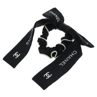 CHANEL - CHANEL シャネル ココマーク ロゴデザイン リボンシュシュ CHANEL - CHANEL シャネル ココマーク ロゴデザイン リボンシュシュ