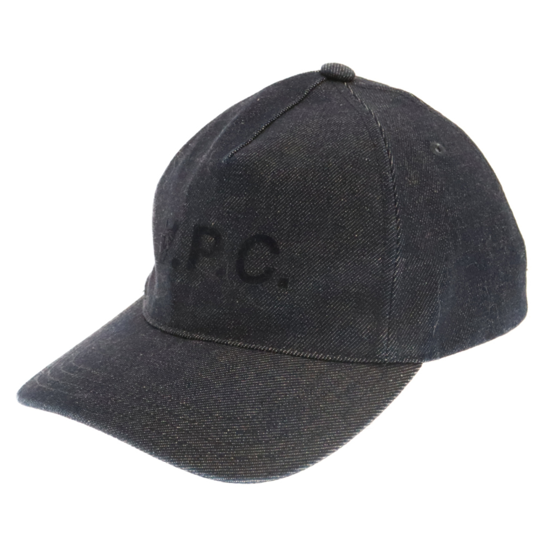 A.P.C(アーペーセー)のA.P.C アーペーセー デニムロゴキャップ 帽子 ネイビー M24090 メンズの帽子(キャップ)の商品写真