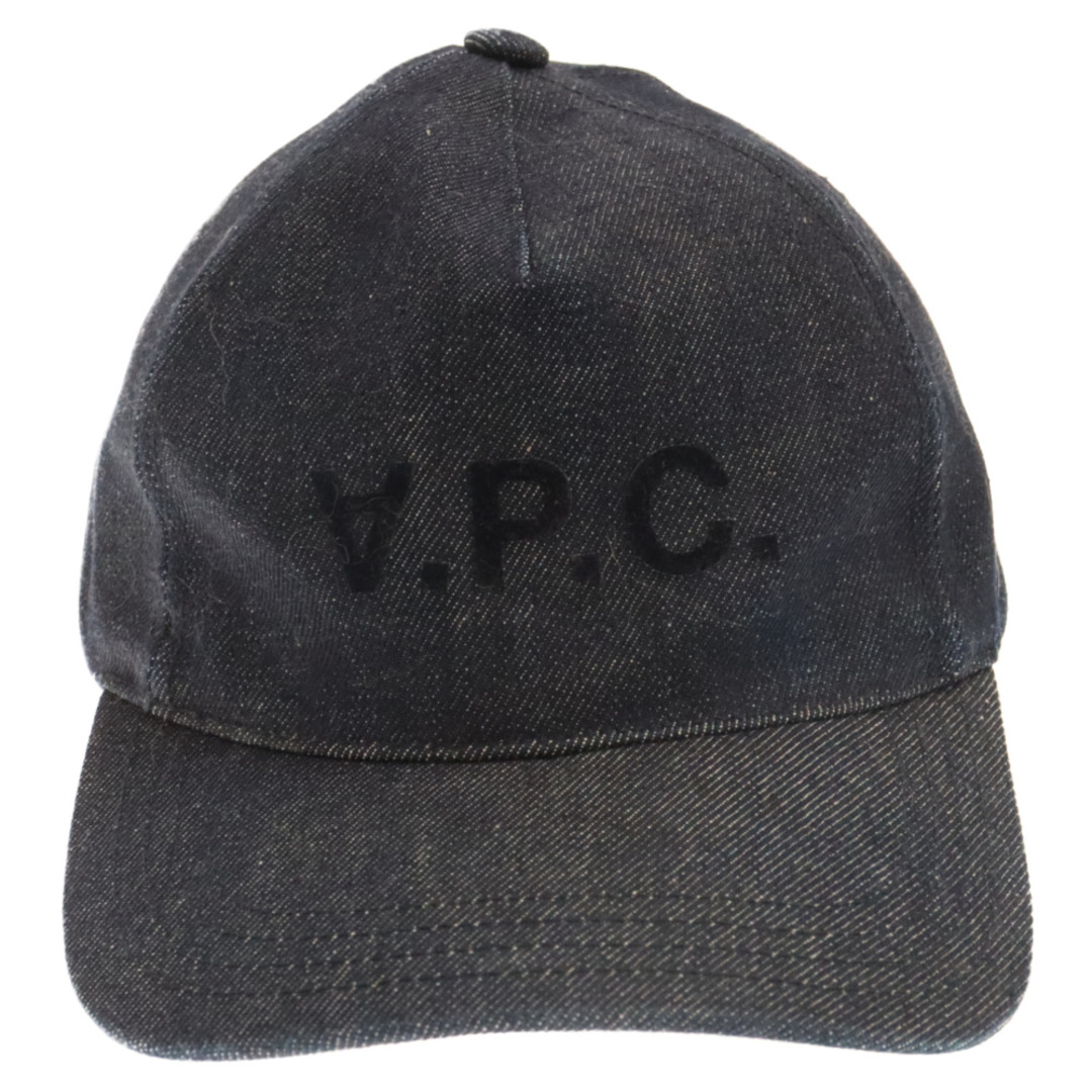 A.P.C(アーペーセー)のA.P.C アーペーセー デニムロゴキャップ 帽子 ネイビー M24090 メンズの帽子(キャップ)の商品写真