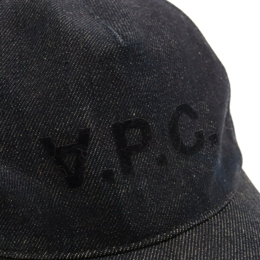 A.P.C(アーペーセー)のA.P.C アーペーセー デニムロゴキャップ 帽子 ネイビー M24090 メンズの帽子(キャップ)の商品写真