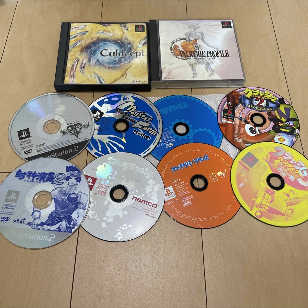PlayStation(プレイステーション)のヴァルキリープロファイル他ソフトいろいろセット エンタメ/ホビーのゲームソフト/ゲーム機本体(家庭用ゲームソフト)の商品写真