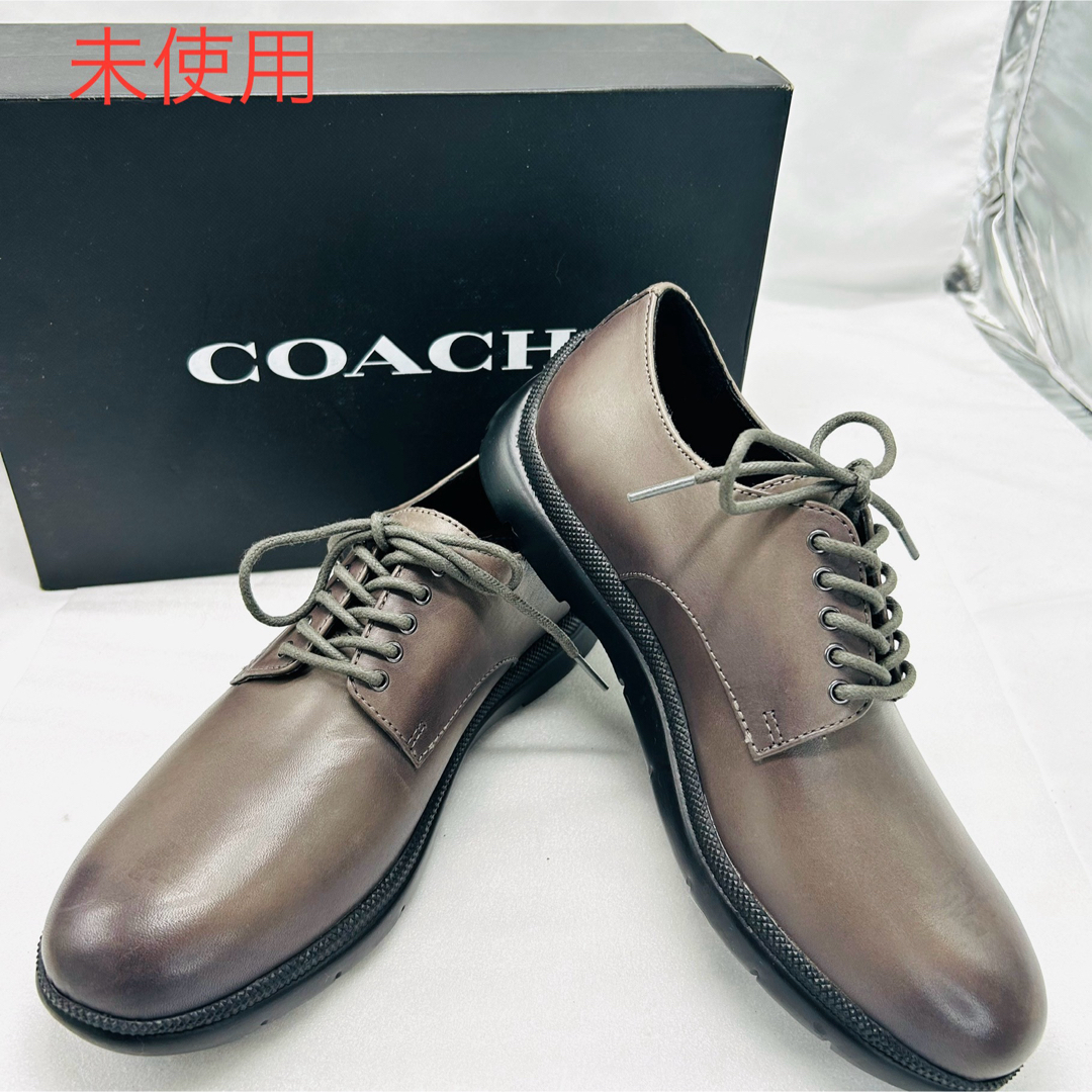 COACH(コーチ)の未使用　COACH コーチ ビジネスシューズ ドレスシューズ　革靴 メンズの靴/シューズ(ドレス/ビジネス)の商品写真