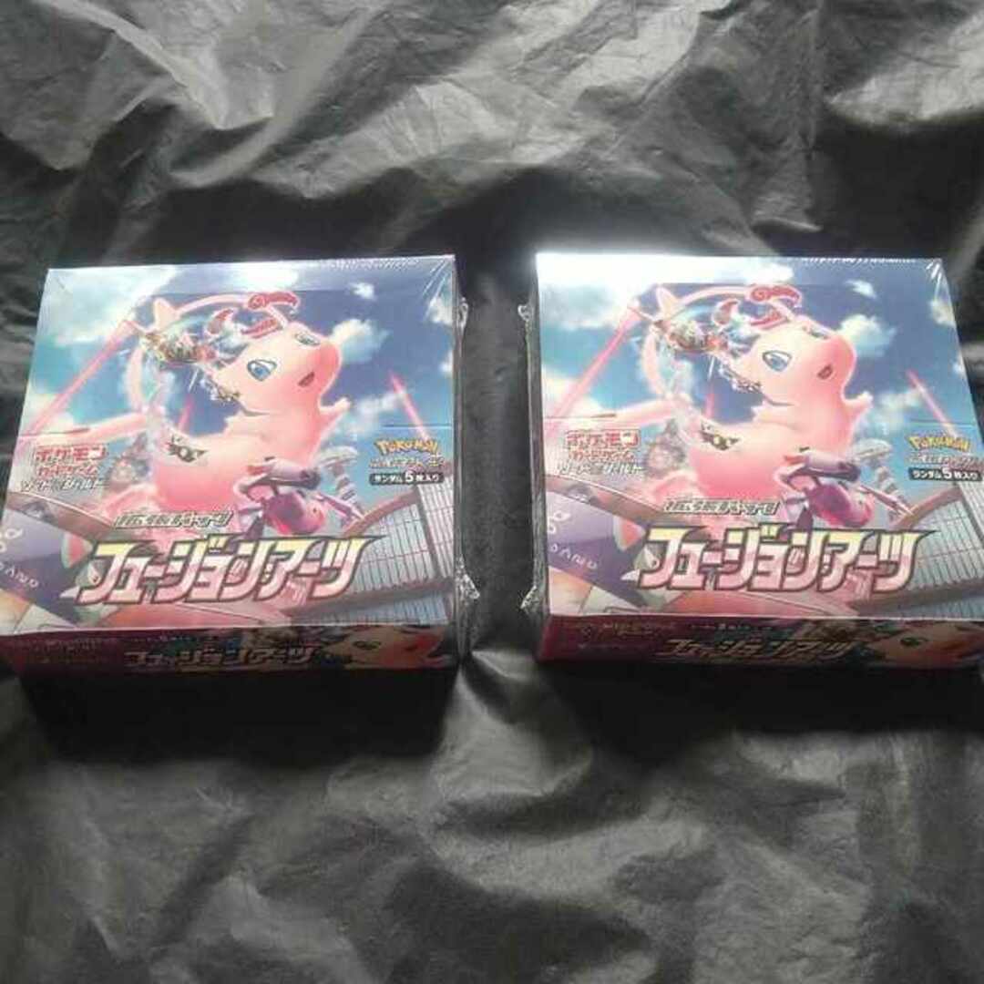 ポケモン(ポケモン)のフュージョンアーツ 未開封BOX  2箱 2BOX エンタメ/ホビーのトレーディングカード(Box/デッキ/パック)の商品写真