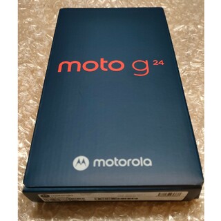 モトローラ(Motorola)のmoto g24 本体　マットチャコール　未使用品(スマートフォン本体)