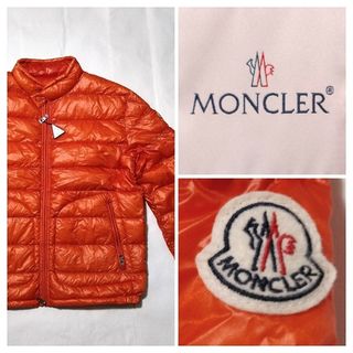 モンクレール(MONCLER)のMONCLER モンクレールACORUSダウン ジャケット オレンジ(ダウンジャケット)