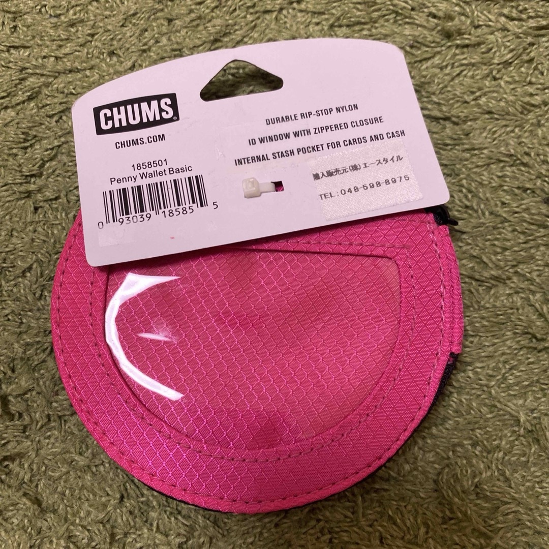 チャムス CHUMS ペニーウォレット コインケース ピンク レディースのファッション小物(財布)の商品写真
