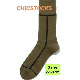 シックストックス(CHICSTOCKS)のシックストックス ソックス メンズ レディース ライン 日本製 靴下  S(ソックス)