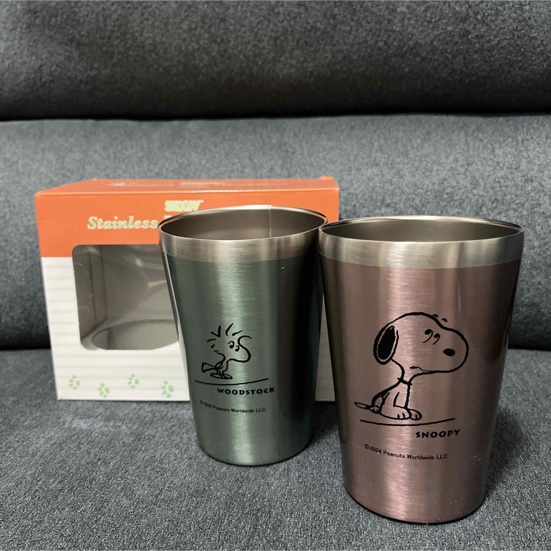 SNOOPY - ☆新品未使用品☆スヌーピー ステンレスタンブラーセットの SNOOPY - ☆新品未使用品☆スヌーピー ステンレスタンブラーセットの