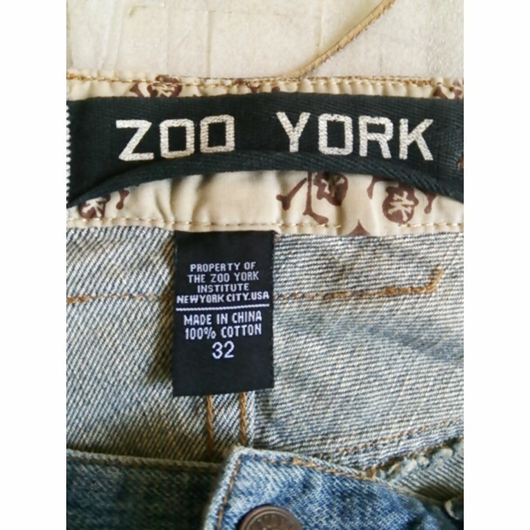 ZOO YORK(ズーヨーク)のZOO YORK　ダメージデニム メンズのパンツ(デニム/ジーンズ)の商品写真