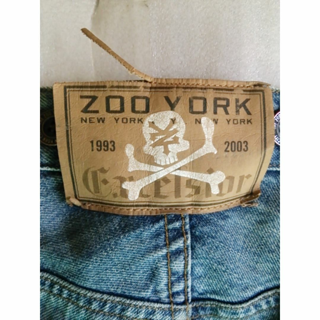 ZOO YORK(ズーヨーク)のZOO YORK　ダメージデニム メンズのパンツ(デニム/ジーンズ)の商品写真