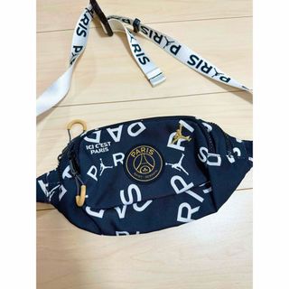 Paris Saint-Germain - 【極美品】ナイキエアジョーダン×パリサンジェルマン　ウエストバッグ　ブラック