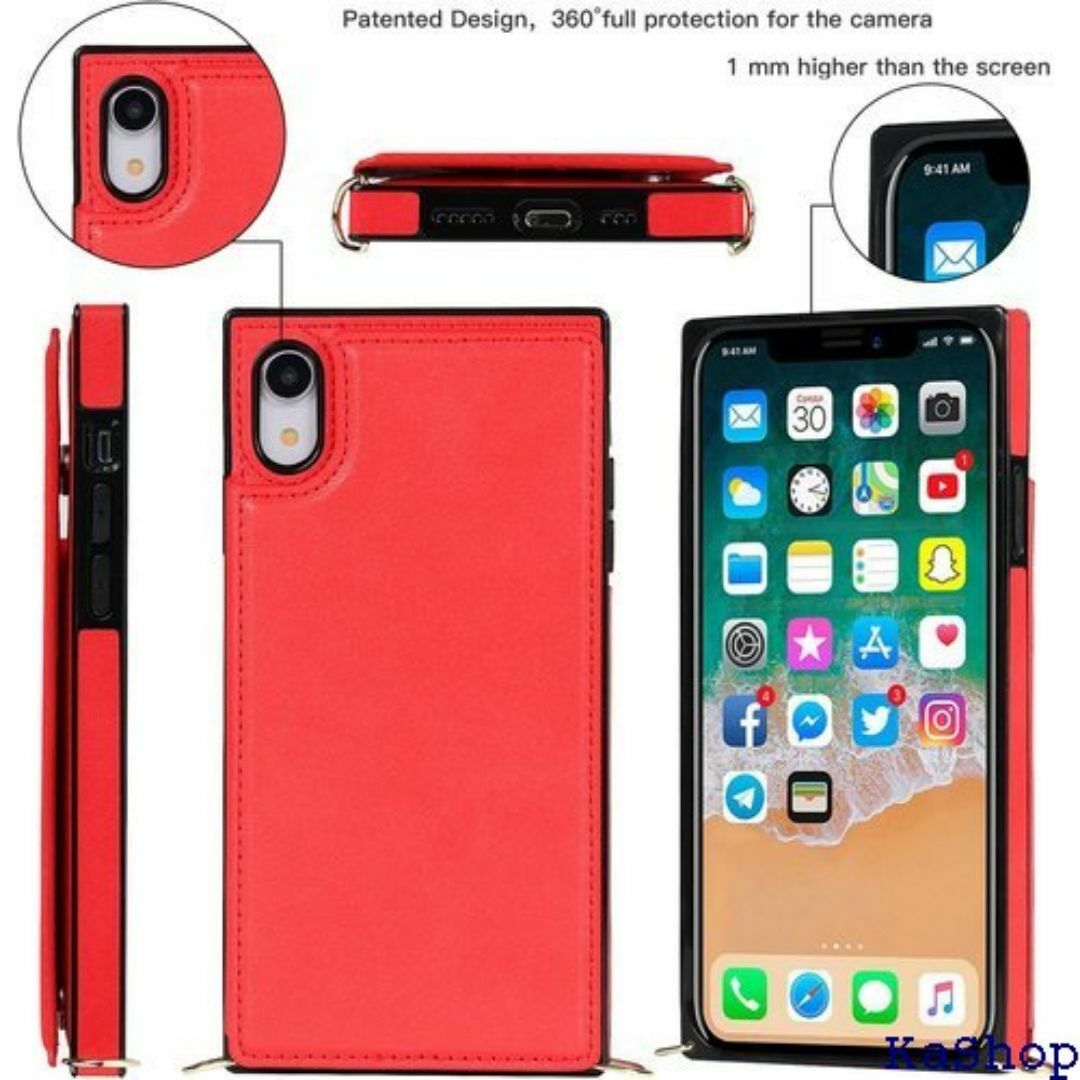 Pelanty For iPhone XR 背面ケース 磁 横開-レッド 157 スマホ/家電/カメラのスマホ/家電/カメラ その他(その他)の商品写真