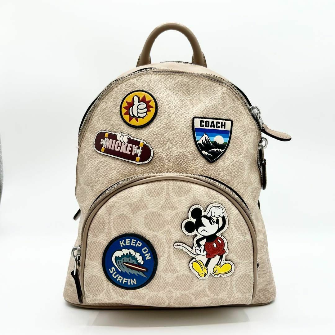 COACH(コーチ)のX530【コーチ】ミニリュック　ミッキーマウス　ディズニーコラボ　シグネチャー レディースのバッグ(リュック/バックパック)の商品写真