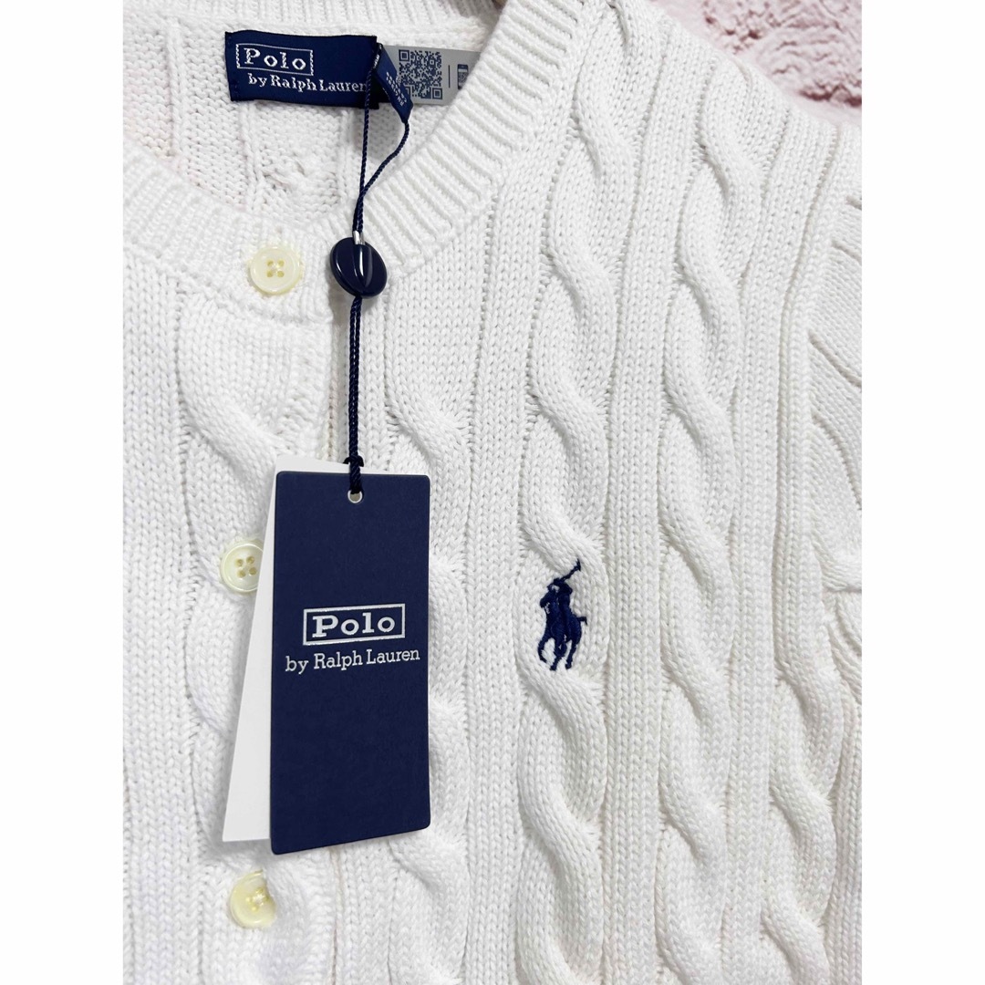 POLO RALPH LAUREN(ポロラルフローレン)のラルフローレンケーブルニット ショートスリーブ レディースのトップス(カットソー(半袖/袖なし))の商品写真