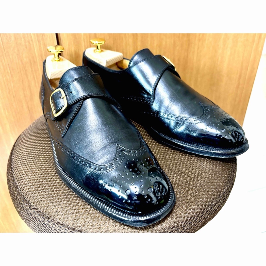 TANINO CRISCI(タニノクリスチー)の【シューバッグ付】タニノクリスチー シングルモンク(24.0-24.5cm相応) メンズの靴/シューズ(ドレス/ビジネス)の商品写真