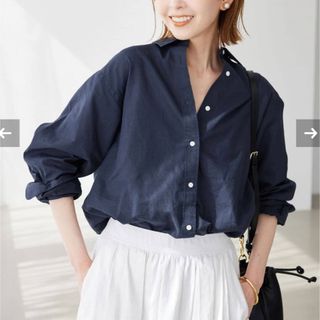 スローブイエナ(SLOBE IENA)の24SS SLOBE IENA 綿麻レギュラーシャツ(シャツ/ブラウス(長袖/七分))