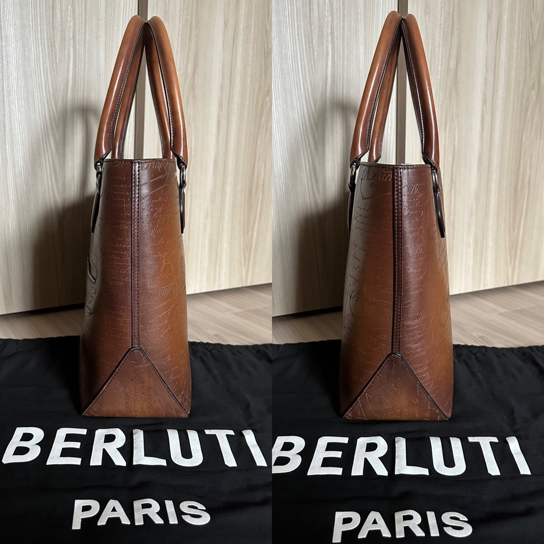 Berluti(ベルルッティ)の定価50,7万 ベルルッティ トゥジュール トートバッグ カカオブラウン 美品 メンズのバッグ(トートバッグ)の商品写真