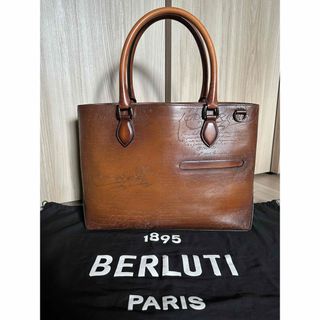 ベルルッティ(Berluti)の定価50,7万 ベルルッティ トゥジュール トートバッグ カカオブラウン 美品(トートバッグ)