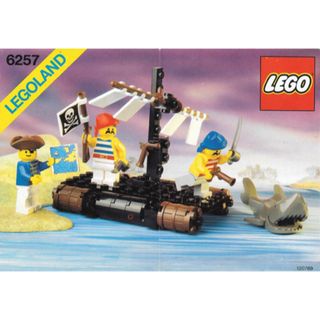 レゴ(Lego)のLEGO レゴ 6257 Castaway's Raft いかだにのった海ぞく(積み木/ブロック)