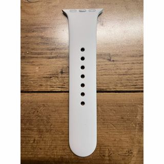 Apple watch 純正バンド 白 S/M(ラバーベルト)