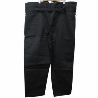 ディッキーズ(Dickies)のディッキーズ ×ミーンズワイル タグ付 ワイドラップワークパンツ 黒 約L~XL(ワークパンツ/カーゴパンツ)