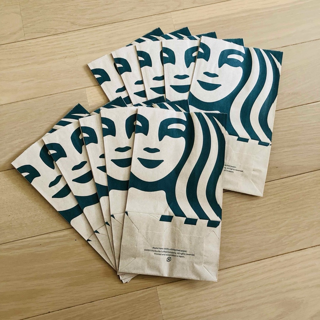 Starbucks(スターバックス)の専用　5枚 レディースのバッグ(ショップ袋)の商品写真